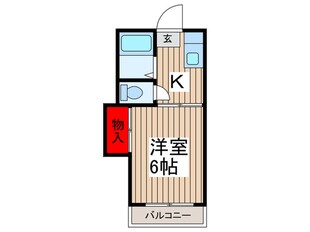 貫井ミモザ館の物件間取画像